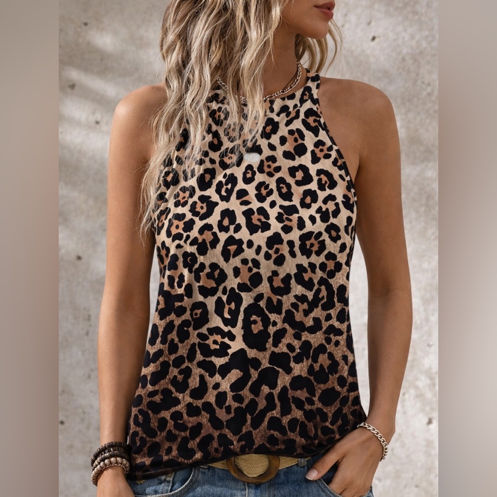 SHEIN Leopard Print Tank Top